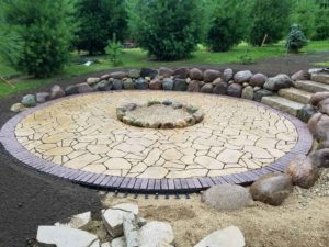 Neosho Lake Fire Pit Hardscape Project | Extreme Green Lawn & Landscape | Germantown, WI