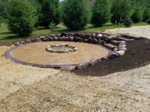 Neosho Lake Fire Pit Hardscape Project | Extreme Green Lawn & Landscape | Germantown, WI