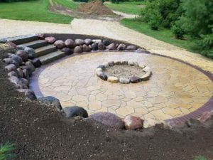 Neosho Lake Fire Pit Hardscape Project | Extreme Green Lawn & Landscape | Germantown, WI