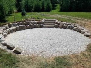 Neosho Lake Fire Pit Hardscape Project | Extreme Green Lawn & Landscape | Germantown, WI
