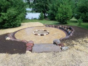 Neosho Lake Fire Pit Hardscape Project | Extreme Green Lawn & Landscape | Germantown, WI