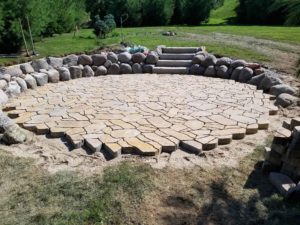 Neosho Lake Fire Pit Hardscape Project | Extreme Green Lawn & Landscape | Germantown, WI
