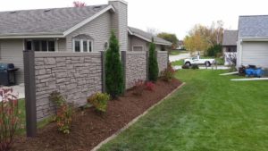 Privacy Wall Fence in Yard | Extreme Green Lawn & Landscape | Germantown WI