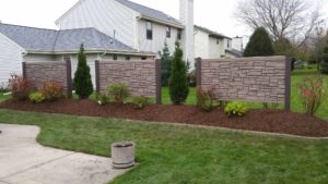 Privacy Wall Fence in Yard | Extreme Green Lawn & Landscape | Germantown WI