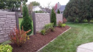 Privacy Wall Fence in Yard | Extreme Green Lawn & Landscape | Germantown WI