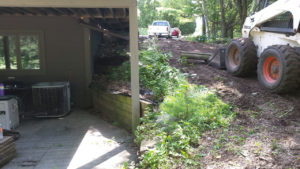 Yard Regrading and Retaining Wall Rebuild Hubertus WI | Extreme Green Lawn and Landscape