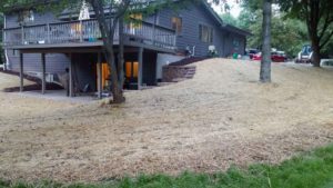 Yard Regrading and Retaining Wall Rebuild Hubertus WI | Extreme Green Lawn and Landscape