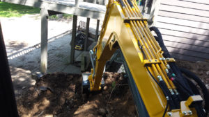 Yard Regrading and Retaining Wall Rebuild Hubertus WI | Extreme Green Lawn and Landscape
