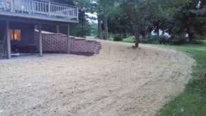 Yard Regrading and Retaining Wall Rebuild Hubertus WI | Extreme Green Lawn and Landscape